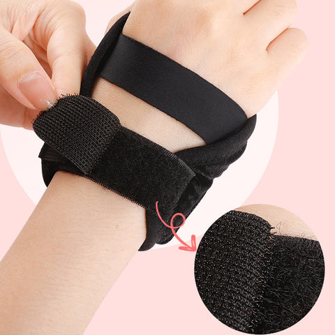 Pen-Holding Posture Wrist Correction Belt Primary School Students Writing Anti-Hook Wrist Corrector,Size:, M (Black), S (Blue), S  (Pink), M (Blue), M  (Pink)