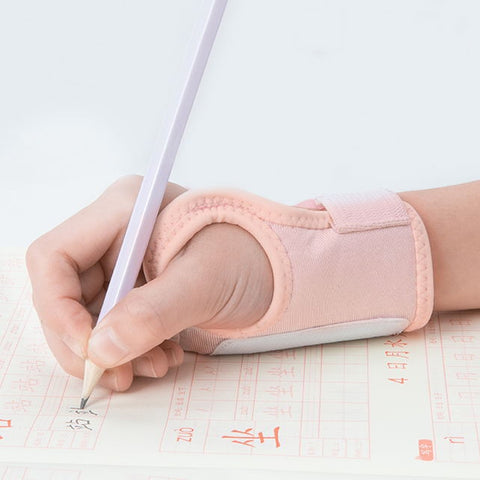 Pen-Holding Posture Wrist Correction Belt Primary School Students Writing Anti-Hook Wrist Corrector,Size:, M (Black), S (Blue), S  (Pink), M (Blue), M  (Pink)