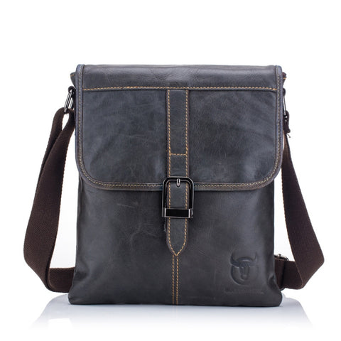 BUFF CAPTAIN 034 Men Leather Shoulder Bag Sports Outdoor First-Layer Cowhide Bag