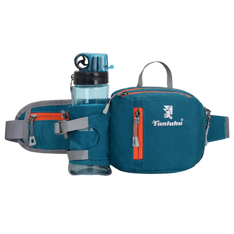 Tanluhu FK389 Outdoor Sports Waist Bag Multi-Purpose Running Water Bottle Bag Riding Carrying Case, 2L
