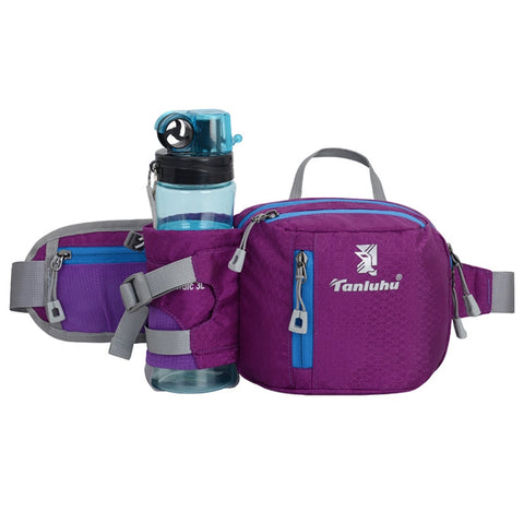 Tanluhu FK389 Outdoor Sports Waist Bag Multi-Purpose Running Water Bottle Bag Riding Carrying Case, 2L