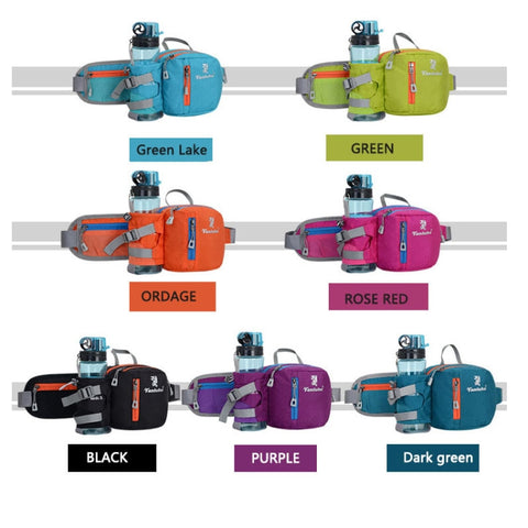 Tanluhu FK389 Outdoor Sports Waist Bag Multi-Purpose Running Water Bottle Bag Riding Carrying Case, 2L