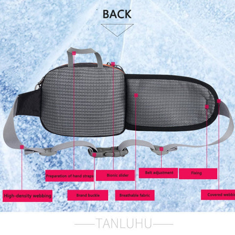 Tanluhu FK389 Outdoor Sports Waist Bag Multi-Purpose Running Water Bottle Bag Riding Carrying Case, 2L