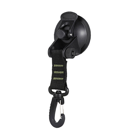 3 PCS Car Tent Suction Cup Home Users Outside Travel Portable Suction Cup Hook, Round Carabiner