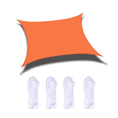 Outdoor Garden Sunshade Sail Waterproof Anti-UV Canopy, Size: 5m x 6m, 5m x 6m