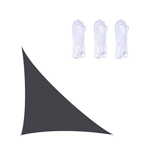 Triangle Outdoor Garden Sunshade Sail Waterproof Anti-UV Canopy, Size: 3m x 3m x 4.3m, 3m x 3m x 4.3m