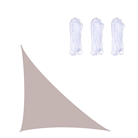 Triangle Outdoor Garden Sunshade Sail Waterproof Anti-UV Canopy, Size: 3m x 3m x 4.3m, 3m x 3m x 4.3m