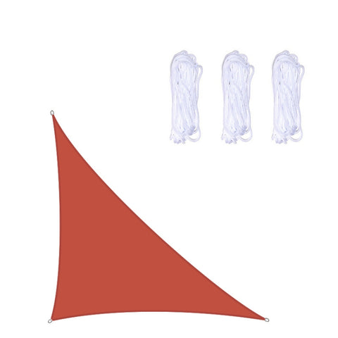 Triangle Outdoor Garden Sunshade Sail Waterproof Anti-UV Canopy, Size: 3m x 3m x 4.3m, 3m x 3m x 4.3m