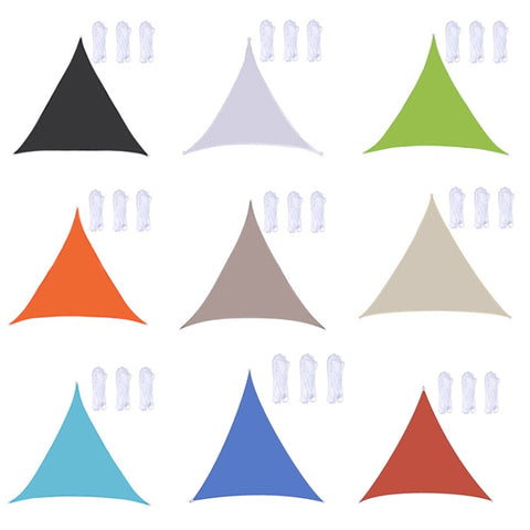 Triangle Outdoor Garden Sunshade Sail Waterproof Anti-UV Canopy, Size: 3.6m x 3.6m x 3.6m, 3.6m x 3.6m x 3.6m