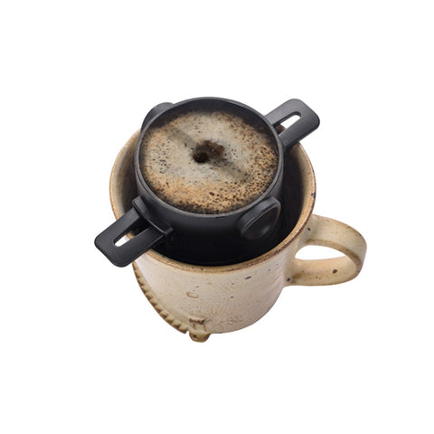 Coffee Filter Travel Convenient Foldable Double Filter, Coffee Filter
