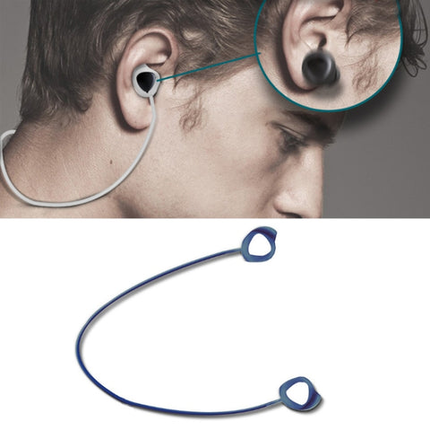 3 PCS Bluetooth Headphone Sports Silicone Anti-Lost Rope For Samsung GALAXLBuds 1 / 2, Black, White, Red, Blue