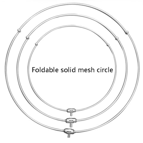 Foldable Stainless Steel Dip Net Head Fishing Net, Solid 40cm Glued Dense Mesh, Solid 40cm Big Mesh, Solid 45cm Big Mesh, Solid 50cm Big Mesh