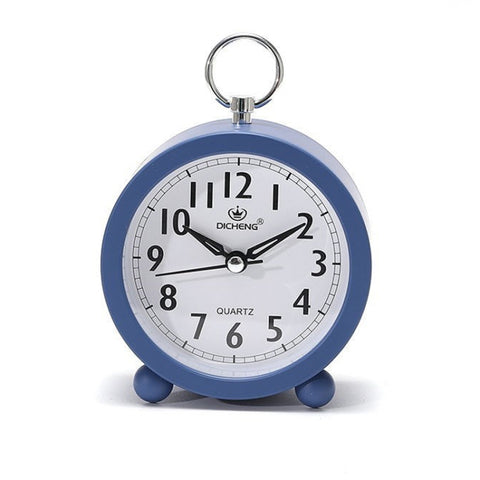 Office Home Round Alarm Clock Student Watch Gift, Red, Green, Blue, Black, Pink, Grey