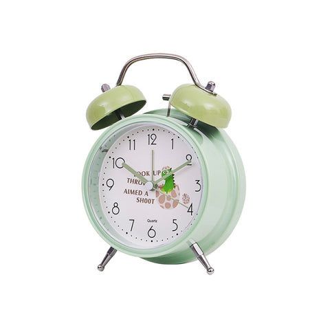 Student Cute Style Bell Alarm Clock Bedside Mute Clock With Light Specification：, Y33 3 Inch (Blue), Y33 3 Inch (Green), Y33 3 Inch (Pink), Y33 3 Inch (Beige), Y34 3 Inch (Blue), Y34 3 Inch (Green), Y34 3 Inch (Pink), Y34 3 Inch (Beige), Y35 4 Inch (Bl...