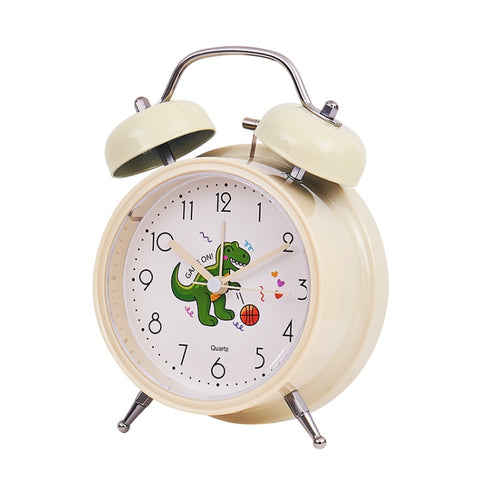 Student Cute Style Bell Alarm Clock Bedside Mute Clock With Light Specification：, Y33 3 Inch (Blue), Y33 3 Inch (Green), Y33 3 Inch (Pink), Y33 3 Inch (Beige), Y34 3 Inch (Blue), Y34 3 Inch (Green), Y34 3 Inch (Pink), Y34 3 Inch (Beige), Y35 4 Inch (Bl...
