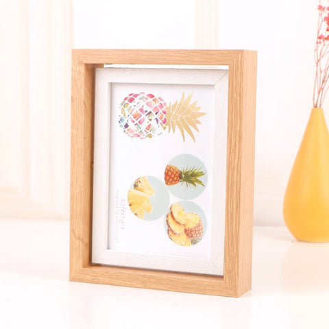 Wooden Rotating Double-Sided Swinging Table Photo Frame Size:, 6 inch, 7 inch, 8 inch