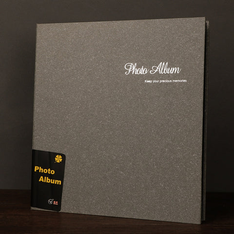 12 inch Suede Handmade DIY Pasted Film Photo Album, Black Gilt, Red Dust Family, Persian Blue, Premium Grey Coffee, Golden Year