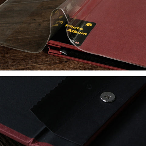 12 inch Suede Handmade DIY Pasted Film Photo Album, Black Gilt, Red Dust Family, Persian Blue, Premium Grey Coffee, Golden Year