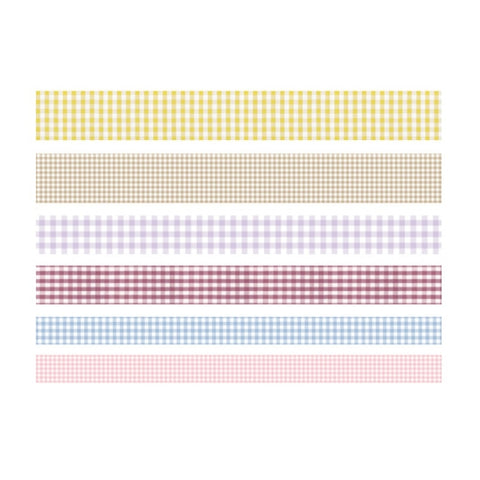 Paper Lattice Decorative Material Tape For Handbook, Rainbow Plaid, Black Plaid, Background Black, Texture, Basic Plaid, Stripe