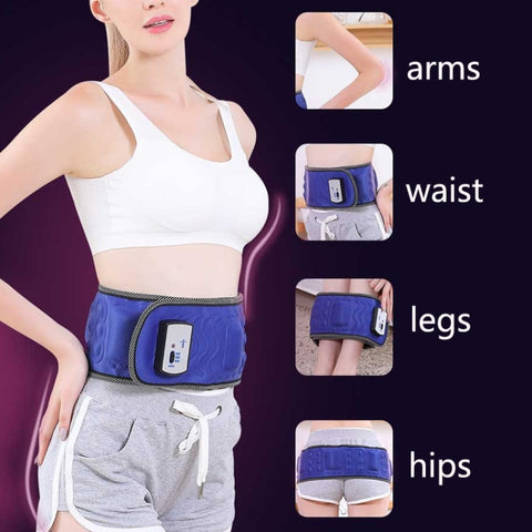 Belt Lazy Fat Removal Machine Vibration Pushing Machine, US Plug, Charging  Version (Blue), Charging  Version (Pink), Charging  Version (Red), Plug-in Version (Blue), Plug-in Version (Pink), Plug-in Version (Red)
