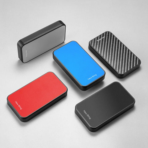 New-Bring Metal Card Holder RFID Anti-Theft Magnetic Automatic Shift Business Card Sase Waterproof Wallet, Red, Blue, Black, Grey, Carbon Fiber