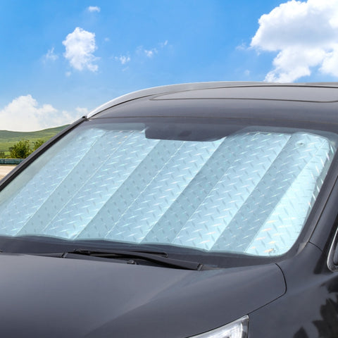 SHUNWEI 2 PCS Car Front Windshield Sunshade Summer Sun Protection And Heat Insulation Shading Board, R-3934 130x70cm (Hatchback), R-3920 130x60cm (Hatchback), R-3921 140x70cm (Sedan), R-3922 140x75cm (SUV Off-road Vehicle)