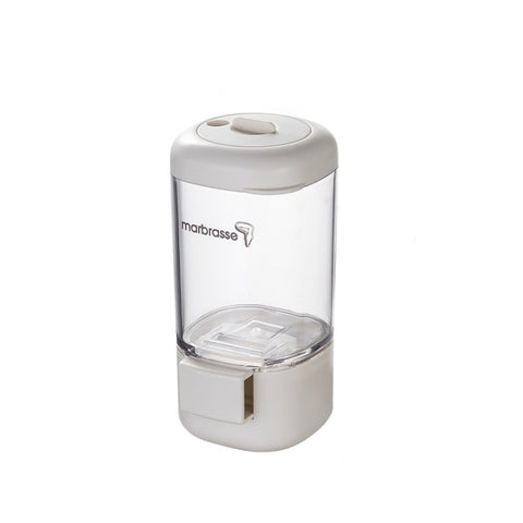 Marbrasse Metering Seasoning Box Pressing Type Seasoning Bottle Rotary Sealing Household Kitchen Seasoning Can, Single, Metering