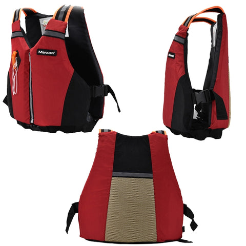 Manner QP2025 Buoyancy Vest Dragon Boat Kayak Paddle Board Buoyancy Vest, Green, Orange, Red