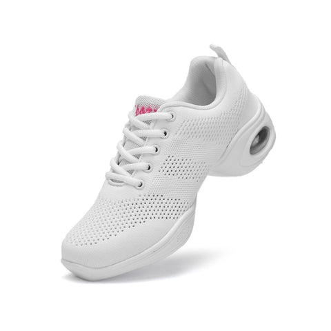 Soft Bottom Mesh Breathable Modern Dance Shoes Heightening Shoes for Women, 42, 35