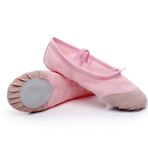 Flats Soft Ballet Shoes Latin Yoga Dance Sport Shoes for Children & Adult, 23, 24, 25, 26, 27, 28, 29, 30, 31