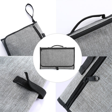 Portable Baby Changing Mat Multifunctional Baby Changing Table Waterproof Bag