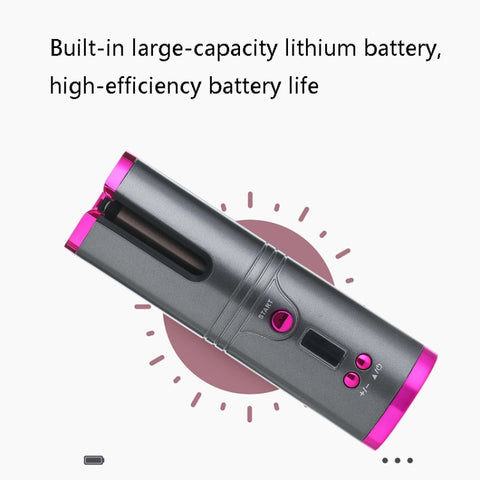 Portable USB Charging Wireless Curler Lazy Automatic Curling Rod, Patented Gray, Patented Golden, Patented Green, Patented Pink, Patented White