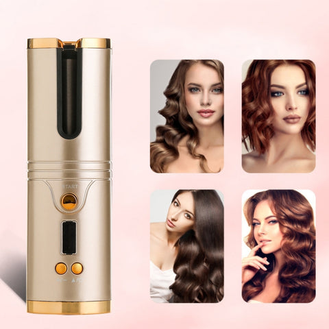 Portable USB Charging Wireless Curler Lazy Automatic Curling Rod, Patented Gray, Patented Golden, Patented Green, Patented Pink, Patented White