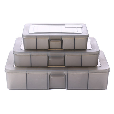 HENGJIA qt051 5 Grids Fishing Tackle Box Storage Box, Size: Large, Small, Medium, Large