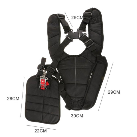 Lawn Mower Multi-Purpose Double Shoulder Strap Forestry Machinery Tool Strap Side Hanging Strap, Lawn Mower Side Hanging Strap