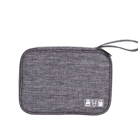 Data Cable Storage Box Waterproof Digital Package Charging Earphone Storage Box U Disk Multi-Function Finishing Box, Black, Grey, Violet, Red Wine, Sky Blue, Navy
