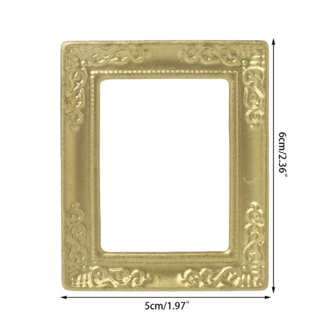 Doll House Toy Accessories Miniature Decorative Pattern Frame