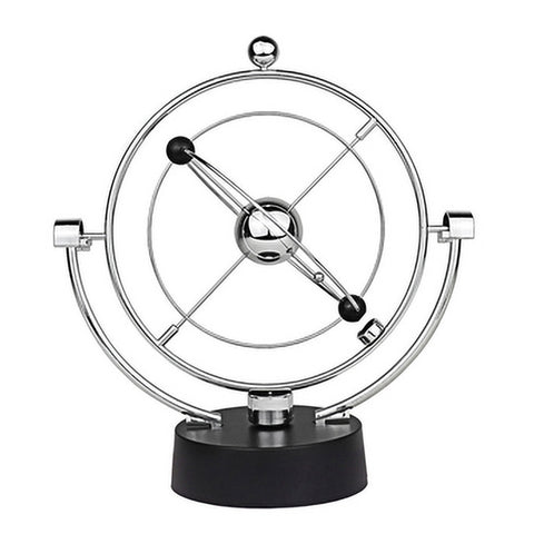 H004 Earth Permanent Meter Universe Galaxy Mechanism Rock Magnetic Electric Rotating Ornament, Silver, Green