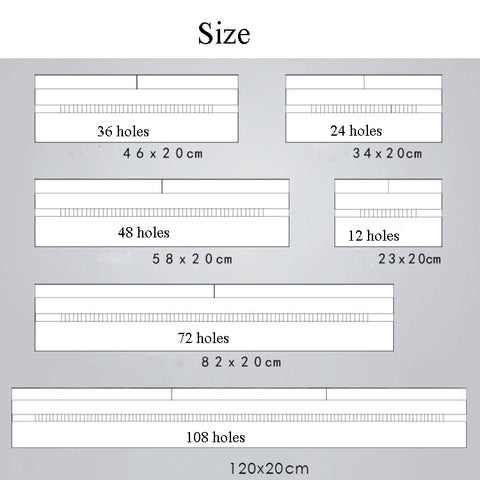 12 Holes Pure Black Handmade Canvas Roll Pen Bag Large Capacity Boy And Girl Sketch Color Pencil Curtain, 12 Holes, 24 Holes, 36  Holes, 48  Holesk, 72 Holes, 108 Holes