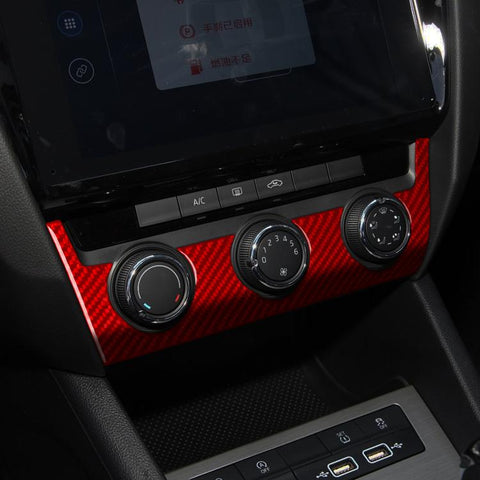 For 2017-2021 Skoda Octavia LH / RH Drive Air Conditioning Control Panel Sticker
