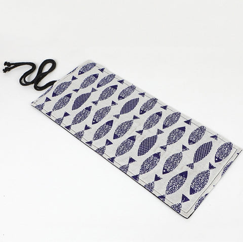 12 Holes Saury Hand Canvas Pen Curtain Color Lead Roller Pen Bag Storage Stationery Box, 12 Holes, 24 Holes, 36  Holes, 48  Holes, 72 Holes