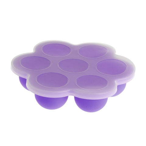 7 Grid Baby Food Container Infant Fruit Breast Milk Storage Box Freezer Tray Crisper