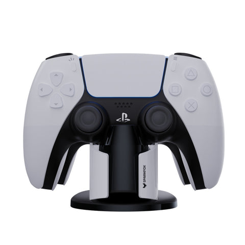 SPARKFOX W20P508 Dual Charger With Contacts Wireless Handle Charger For PS5, Style:, Charger+Data Cable+Charging Plug, Charger+Data Cable