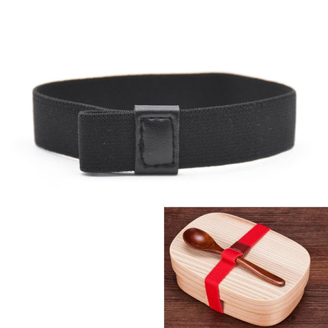 Lunch Box Straps High Elastic Double-Layer Fixed Paste Belt, Lunch Box Straps(Red), Lunch Box Straps(Black)