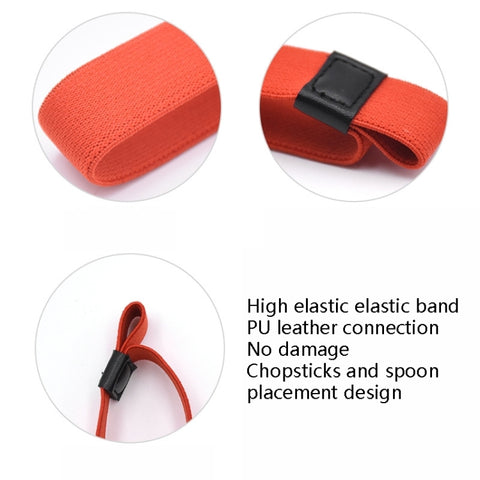 Lunch Box Straps High Elastic Double-Layer Fixed Paste Belt, Lunch Box Straps(Red), Lunch Box Straps(Black)