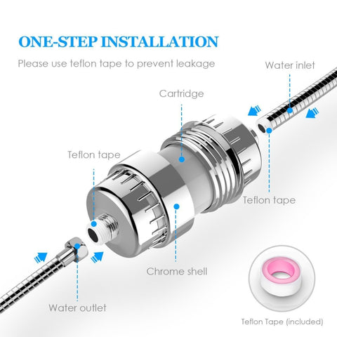 15 Layers Shower Water Purifier Shower Filter, 15 Layers Shower Filter