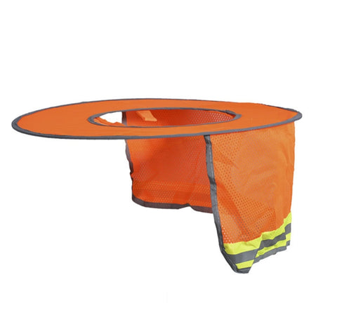 Construction Site Outdoor Construction Foldable Reflective Safety Sun Hat, One Size
