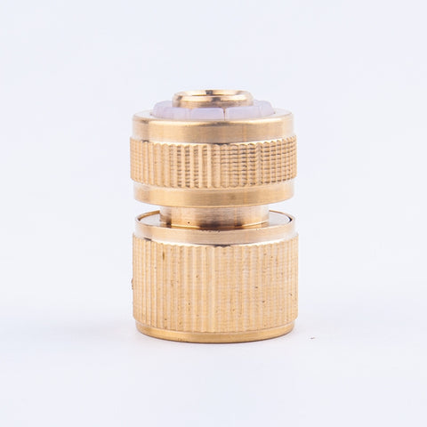 Car Washing Garden Water Pipe Pure Copper Quick Connect Water Joint, 4pcs Copper