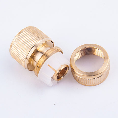 Car Washing Garden Water Pipe Pure Copper Quick Connect Water Joint, 4pcs Copper