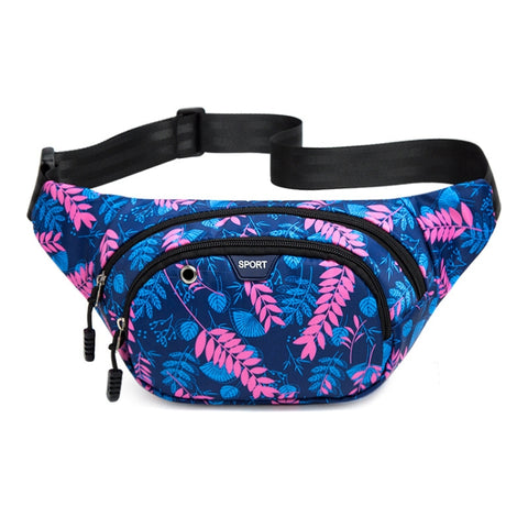 Ladies Sports Running Waist Bag Outdoor Leisure Cashier Wallet, 10 inch